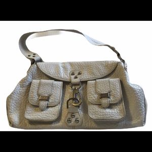 RAFE New York white leather handbag purse
